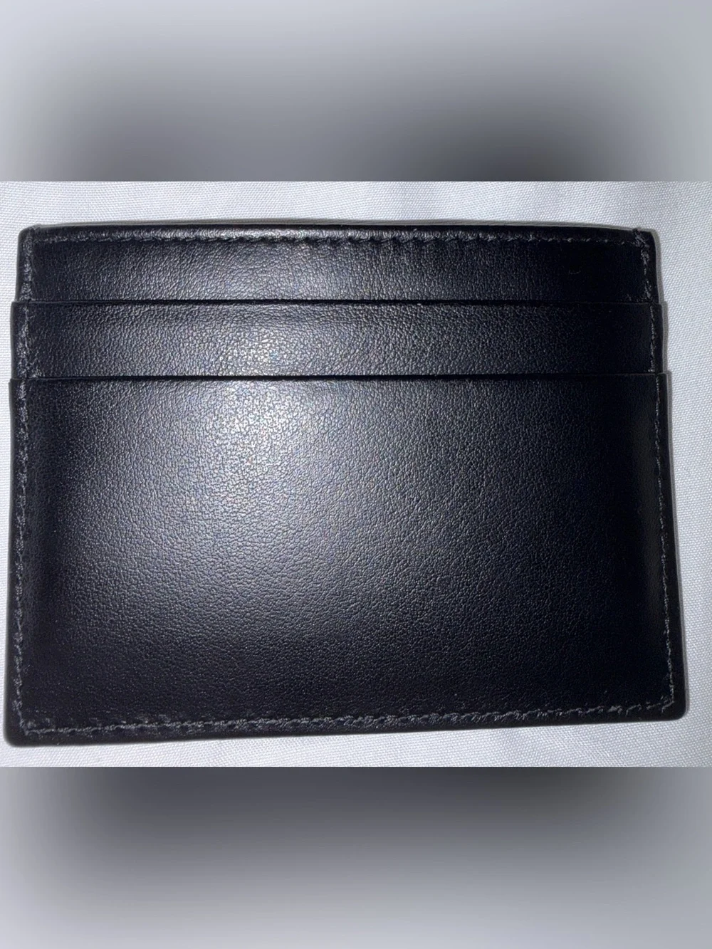 Dolce & Gabbana Black Leather Slim Card Holder with Logo